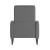 Flash Furniture SG-SX-80415N-LGY-GG Mid-Century Modern Light Gray LeatherSoft Upholstered Button Tufted Pushback Recliner addl-7