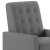 Flash Furniture SG-SX-80415N-LGY-GG Mid-Century Modern Light Gray LeatherSoft Upholstered Button Tufted Pushback Recliner addl-8
