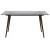 Flash Furniture SK-17GC-034-W-GG 31.5" x 55" Rectangular Solid Walnut Wood Table with Clear Glass Top addl-7