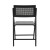 Flash Furniture SK-220905-BLK-GG Natural Cane Rattan Folding Chair with Black Wood Frame and Seat, Set of 2  addl-8