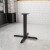 Flash Furniture XU-T3333-GG 33" x 33" Restaurant Table X-Base with 4" Table Height Column addl-1