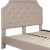 Flash Furniture SL-BK4-F-B-GG Full Size Tufted Upholstered Platform Bed, Beige Fabric addl-7