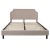 Flash Furniture SL-BK4-K-B-GG King Size Tufted Upholstered Platform Bed, Beige Fabric addl-7