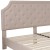 Flash Furniture SL-BK4-K-B-GG King Size Tufted Upholstered Platform Bed, Beige Fabric addl-8