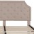 Flash Furniture SL-BK4-K-B-GG King Size Tufted Upholstered Platform Bed, Beige Fabric addl-9
