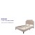 Flash Furniture SL-BK4-Q-B-GG Queen Size Tufted Upholstered Platform Bed, Beige Fabric addl-3