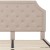 Flash Furniture SL-BK4-Q-B-GG Queen Size Tufted Upholstered Platform Bed, Beige Fabric addl-9