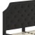 Flash Furniture SL-BK4-Q-BK-GG Queen Size Tufted Upholstered Platform Bed, Black Fabric addl-6