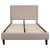 Flash Furniture SL-BK5-F-B-GG Full Size Tufted Upholstered Platform Bed, Beige Fabric addl-5