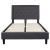 Flash Furniture SL-BK5-F-DG-GG Full Size Tufted Upholstered Platform Bed, Dark Gray Fabric addl-5
