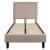 Flash Furniture SL-BK5-T-B-GG Twin Size Tufted Upholstered Platform Bed, Beige Fabric addl-4