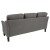 Flash Furniture SL-SF915-3-DGY-F-GG Asti Dark Gray Fabric Upholstered Sofa addl-4