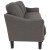 Flash Furniture SL-SF915-3-DGY-F-GG Asti Dark Gray Fabric Upholstered Sofa addl-6
