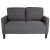 Flash Furniture SL-SF918-2-DGY-F-GG Washi Park Dark Gray Fabric Upholstered Loveseat addl-4