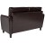 Flash Furniture SL-SF919-2-BRN-GG Candler Park Brown LeatherSoft Upholstered Loveseat addl-3