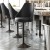 Flash Furniture SY-802-BK-GG Commercial Black LeatherSoft Adjustable Height Pedestal Bar Stool, Set of 2 addl-6
