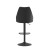 Flash Furniture SY-802-BK-GG Commercial Black LeatherSoft Adjustable Height Pedestal Bar Stool, Set of 2 addl-8