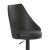 Flash Furniture SY-802-BK-GG Commercial Black LeatherSoft Adjustable Height Pedestal Bar Stool, Set of 2 addl-9