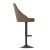 Flash Furniture SY-802-BR-GG Commercial Brown LeatherSoft Adjustable Height Pedestal Bar Stool, Set of 2 addl-10