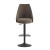Flash Furniture SY-802-BR-GG Commercial Brown LeatherSoft Adjustable Height Pedestal Bar Stool, Set of 2 addl-11