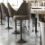 Flash Furniture SY-802-BR-GG Commercial Brown LeatherSoft Adjustable Height Pedestal Bar Stool, Set of 2 addl-6