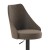 Flash Furniture SY-802-BR-GG Commercial Brown LeatherSoft Adjustable Height Pedestal Bar Stool, Set of 2 addl-9
