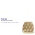 Flash Furniture SZ-TUFT-GOLD-GG Hard Gold Tufted Vinyl Chiavari Chair Cushion addl-2