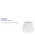 Flash Furniture SZ-TUFT-WHITE-GG Hard White Tufted Vinyl Chiavari Chair Cushion addl-2