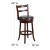 Flash Furniture TA-16029-CA-GG 30"H Cappuccino Wood Black LeatherSoft Swivel Barstool addl-4