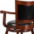 Flash Furniture TA-21259-CHY-GG 30"H Cherry Wood Black LeatherSoft Swivel Barstool with Arms addl-10