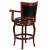Flash Furniture TA-21259-CHY-GG 30"H Cherry Wood Black LeatherSoft Swivel Barstool with Arms addl-6