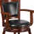 Flash Furniture TA-21259-CHY-GG 30"H Cherry Wood Black LeatherSoft Swivel Barstool with Arms addl-7