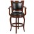 Flash Furniture TA-21259-CHY-GG 30"H Cherry Wood Black LeatherSoft Swivel Barstool with Arms addl-9