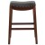 Flash Furniture TA-411030-CA-GG 30"H Backless Cappuccino Wood Black LeatherSoft Saddle Seat Barstool addl-3
