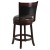 Flash Furniture TA-61024-CA-CTR-GG 24"H Cappuccino Wood Black LeatherSoft Swivel Counter Height Stool addl-2