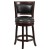 Flash Furniture TA-61024-CA-CTR-GG 24"H Cappuccino Wood Black LeatherSoft Swivel Counter Height Stool addl-4