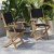 Flash Furniture THB-AC4854-NAT-GG Folding Acacia Wood Patio Bistro Chair with Arms, Black Textilene Back and Seat, Set of 2 addl-6