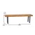 Flash Furniture THB-B01322-NAT-GG Solid Acacia Wood Patio Dining Bench with Wooden Legs, Natural Finish addl-4