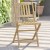 Flash Furniture THB-C1244-NAT-GG Folding Acacia Wood Patio Bistro Chair with Slatted Back and Seat, Natural Finish, Set of 2 addl-7