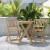 Flash Furniture THB-S4460-NAT-GG 3 Piece Folding Patio Bistro Set, Acacia Round Wood Table and 2 Chairs, Natural Finish addl-1