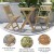 Flash Furniture THB-S4460-NAT-GG 3 Piece Folding Patio Bistro Set, Acacia Round Wood Table and 2 Chairs, Natural Finish addl-3