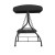Flash Furniture TLH-007-BK-GG Black 3-Seat Outdoor Steel Convertible Canopy Patio Swing Bed addl-13