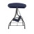 Flash Furniture TLH-007-NV-GG Navy 3-Seat Outdoor Steel Convertible Canopy Patio Swing Bed addl-9