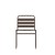 Flash Furniture TLH-015C-BZ-GG Bronze Metal Indoor/Outdoor Restaurant Stack Chair with Metal Triple Slat Back addl-10