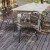 Flash Furniture TLH-015C-BZ-GG Bronze Metal Indoor/Outdoor Restaurant Stack Chair with Metal Triple Slat Back addl-6
