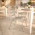 Flash Furniture TLH-015C-GG Silver Metal Indoor/Outdoor Restaurant Stack Chair with Metal Triple Slat Back addl-5