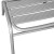 Flash Furniture TLH-015C-GG Silver Metal Indoor/Outdoor Restaurant Stack Chair with Metal Triple Slat Back addl-8