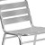 Flash Furniture TLH-015-GG Aluminum Indoor/Outdoor Restaurant Stack Chair with Triple Slat Back addl-9