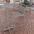 Flash Furniture TLH-015H-GG Silver Metal Indoor/Outdoor Restaurant Bar Height Stool with Metal Triple Slat Back addl-5