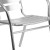 Flash Furniture TLH-017B-GG Aluminum Indoor/Outdoor Restaurant Stack Chair with Triple Slat Back and Arms addl-10